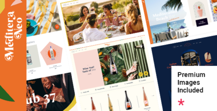 Mediteraneo - Restaurant, Bar Drink Brand WordPress Theme