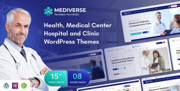 Mediverse - Health Medical Clinic WordPress Theme Mediverse - Health Medical Clinic WordPress Theme
