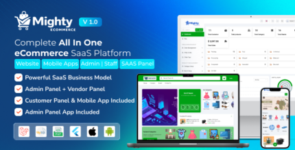 Mighty eCommerce – Multi-Tenant SaaS eCommerce Builder with Subscription, POS Inventory