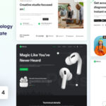 Mizzle - Technology Corporate Tailwind CSS HTML Template