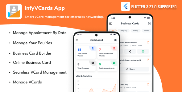 Mobile App Add On for vCard Saas | SaaS Mobile App Mobile App Add On for vCard Saas | SaaS Mobile App