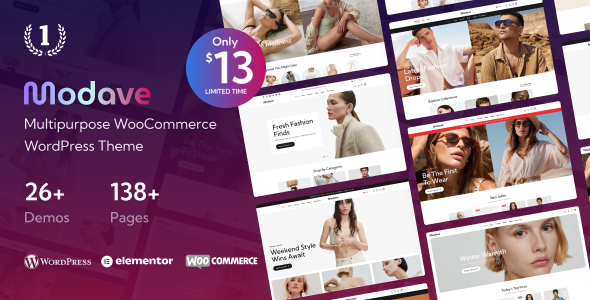 Modave - Multipurpose WooCommerce WordPress Theme Modave - Multipurpose WooCommerce WordPress Theme