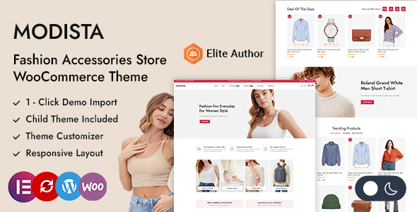 Modista - Apparel Fashion Store WooCommerce Theme Modista - Apparel Fashion Store WooCommerce Theme