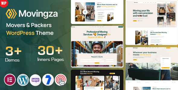 Movingza - Movers Packers WordPress Theme Movingza - Movers Packers WordPress Theme