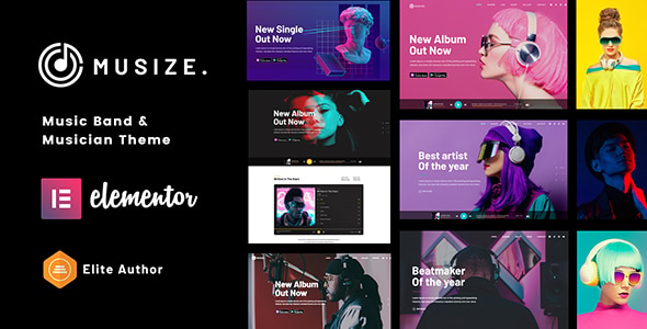Musize - Creative Music WordPress Theme Musize - Creative Music WordPress Theme