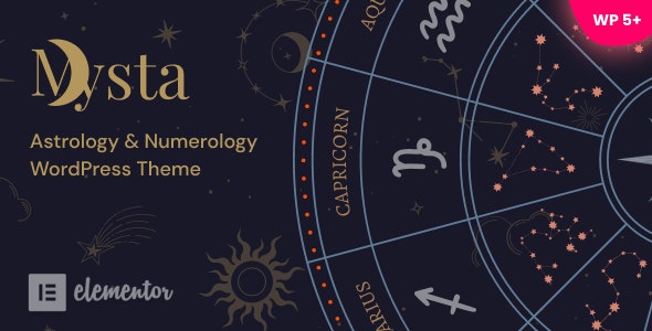 Mysta - Astrology Numerology WordPress Theme Mysta - Astrology Numerology WordPress Theme