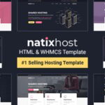 NatixHost - WHMCS Hosting HTML Template