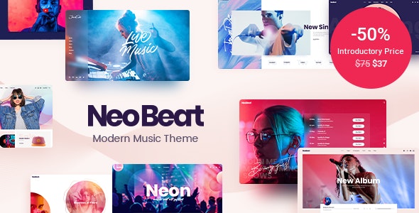 NeoBeat - Music WordPress Theme NeoBeat - Music WordPress Theme