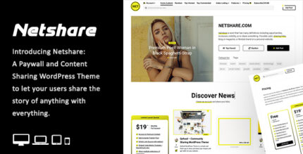 Netshare - Paywall Content Sharing WordPress Theme