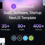 NextSaaS | SaaS, Software, Startup Next.js Template
