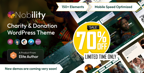 Nobility - Charity Nonprofit Multipurpose WordPress Theme Nobility - Charity Nonprofit Multipurpose WordPress Theme
