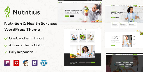 Nutritius - Nutrition Health Services WordPress Theme Nutritius - Nutrition Health Services WordPress Theme