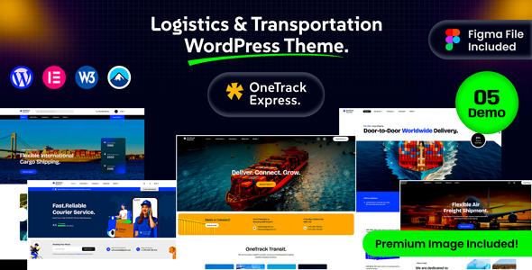 Onetrack – Logistics Transportation WordPress Theme Onetrack – Logistics Transportation WordPress Theme