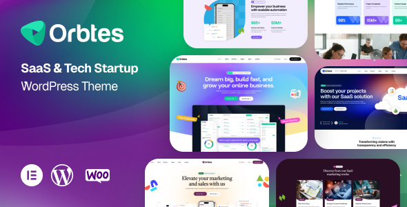 Orbtes - SaaS Tech Startup WordPress Theme Orbtes - SaaS Tech Startup WordPress Theme
