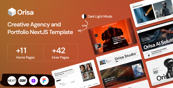 Orisa - Creative Agency Portfolio NextJS Template Orisa - Creative Agency Portfolio NextJS Template