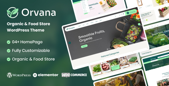 Orvana | Organic Food Store WooCommerce WordPress Theme Orvana | Organic Food Store WooCommerce WordPress Theme