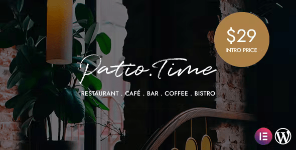 PatioTime - Restaurant WordPress Theme PatioTime - Restaurant WordPress Theme