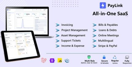 PayLink – Laravel SaaS for Invoicing, Project Asset Management, Billing Finance