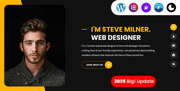 Personal Portfolio WordPress Theme | Tunis Personal Portfolio WordPress Theme | Tunis