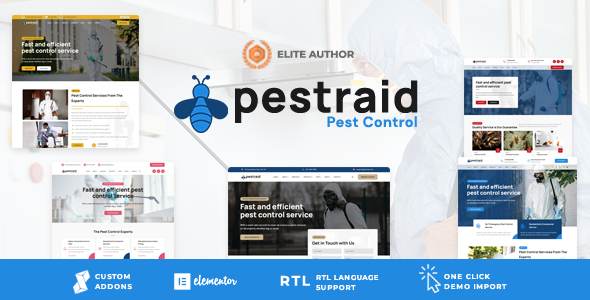 PestRaid - Pest Control WordPress Theme PestRaid - Pest Control WordPress Theme
