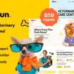 Petfun - Pet Care Veterinary WordPress Theme