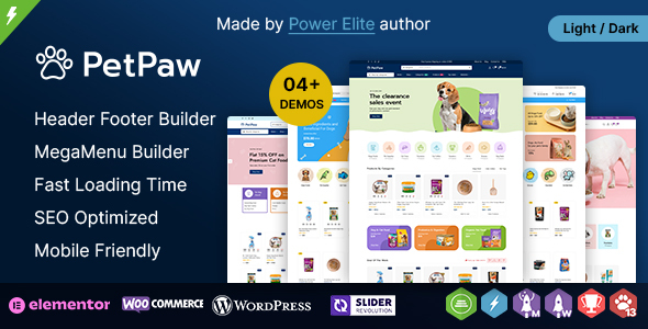 PetPaw - Pet Shop and Animal Care and Pet Food WordPress Theme PetPaw - Pet Shop and Animal Care and Pet Food WordPress Theme