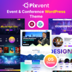 Pixvent – Event and Conference WordPress Theme