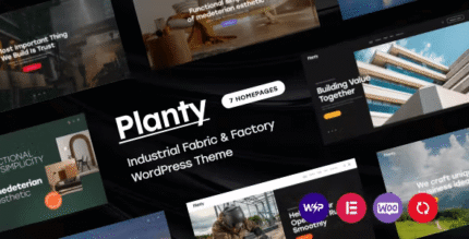 Planty - Fabric Factory WordPress Theme