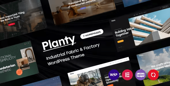 Planty - Fabric Factory WordPress Theme