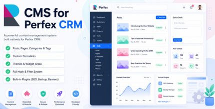 PolyCMS – CMS Website Builder Module for Perfex CRM