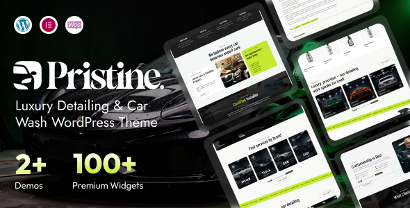 Pristine – Luxury Detailing Car Wash WordPress Theme Pristine – Luxury Detailing Car Wash WordPress Theme