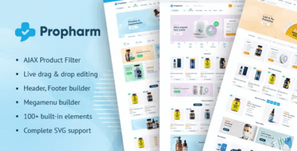Propharm - Pharmacy Medical WordPress WooCommerce Theme