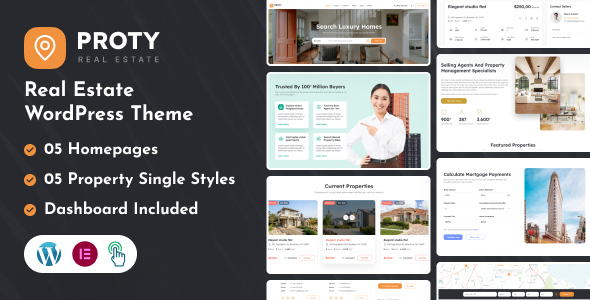 Proty - Real Estate WordPress Theme Proty - Real Estate WordPress Theme