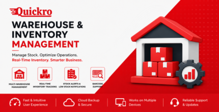 Quickro POS Warehouse Inventory Management {Add-on)