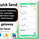 QuickSender - Whatsapp ChatBot Auto Reply | WhatsApp Bulk sender | Multi Payment gateway (SAAS)
