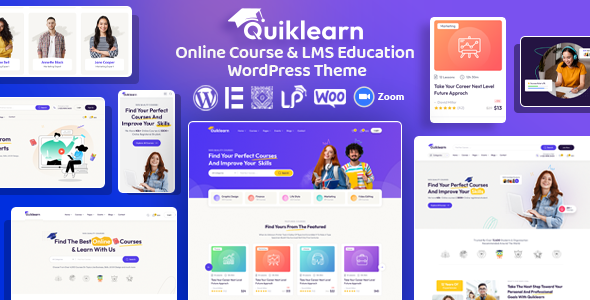 Quiklearn - Education WordPress Theme Quiklearn - Education WordPress Theme