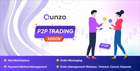 Qunzo - P2P Trading Module Addon Qunzo - P2P Trading Module Addon