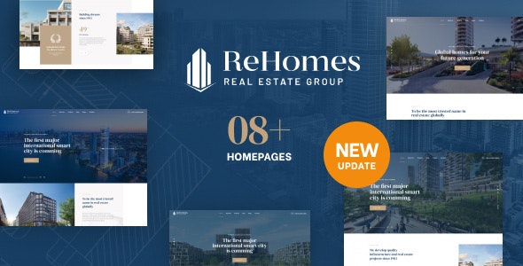 Rehomes - Real Estate Group WordPress Theme Rehomes - Real Estate Group WordPress Theme