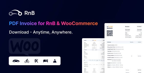 Rental Invoice - PDF Invoice For RnB WooCommerce Rental Invoice - PDF Invoice For RnB WooCommerce