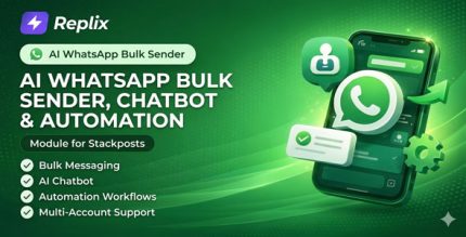 Replix - AI WhatsApp Bulk Sender, Chatbot Automation (SaaS)