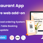 Restaurant App Online Store web add-on