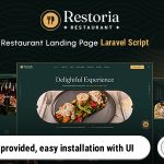 Restoria - Luxury Restaurant Booking Laravel Website