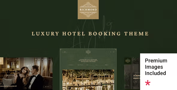 Richmond - Luxury Hotel Booking Theme Richmond - Luxury Hotel Booking Theme
