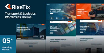 RixeTix - Transport Logistics WordPress Theme