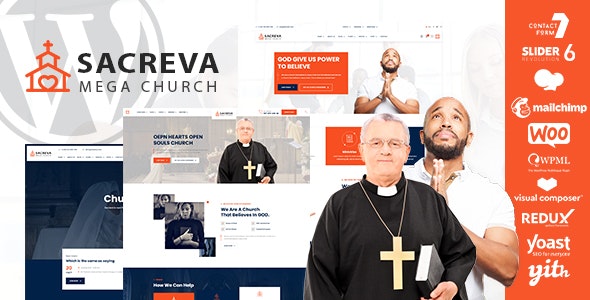 Sacreva - Church WordPress Theme Sacreva - Church WordPress Theme