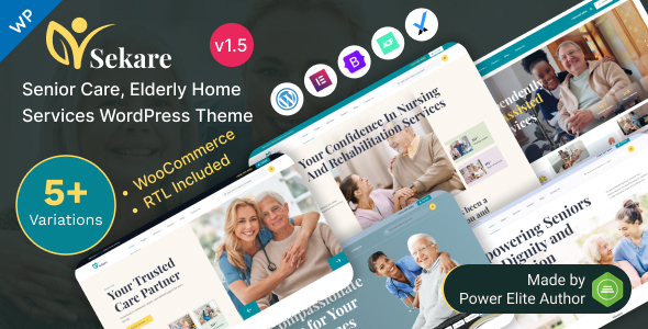 Sekare - Senior Care Elderly Home Services Elementor WordPress Theme Sekare - Senior Care Elderly Home Services Elementor WordPress Theme
