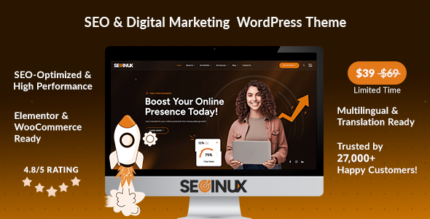SEOINUX – SEO Digital Marketing Agency WordPress Theme