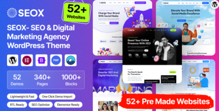 SEOX - SEO Digital Marketing Agency WordPress Theme