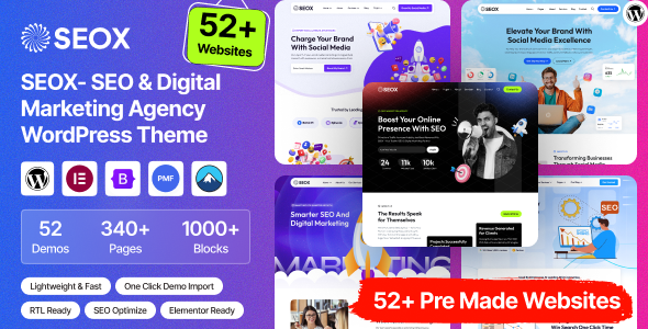 SEOX - SEO Digital Marketing Agency WordPress Theme SEOX - SEO Digital Marketing Agency WordPress Theme