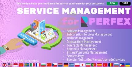 Service Management module for Perfex CRM